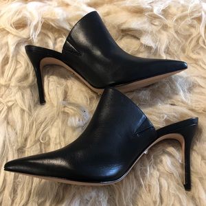 Schutz Heeled Mules 9